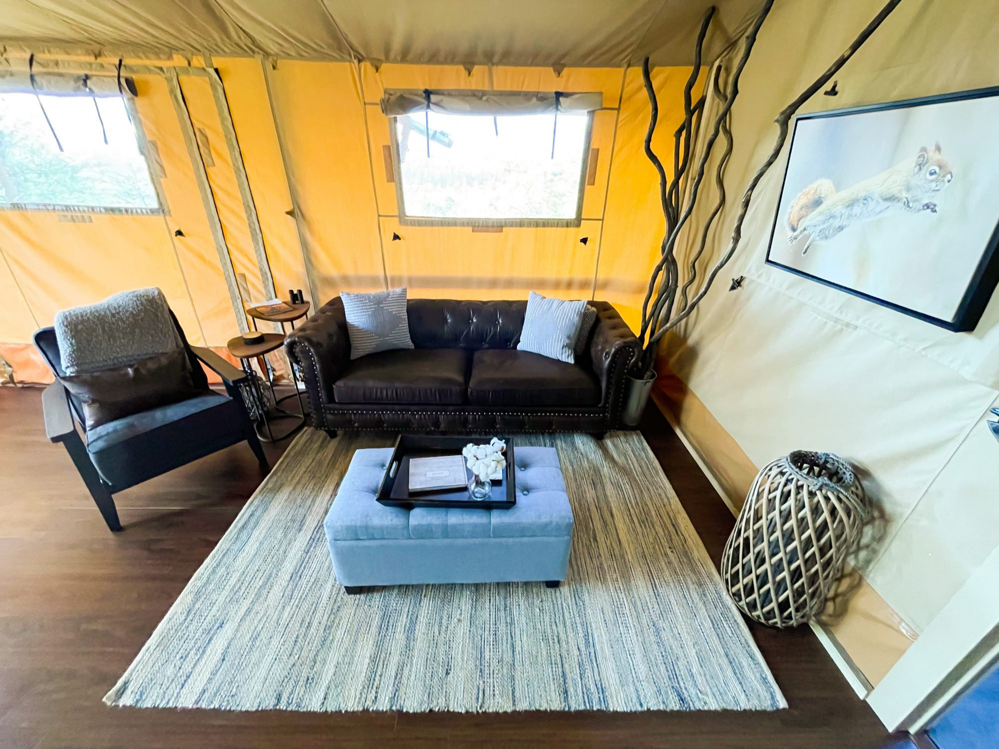 Flying Squirrel 2-bedroom Glamping tent