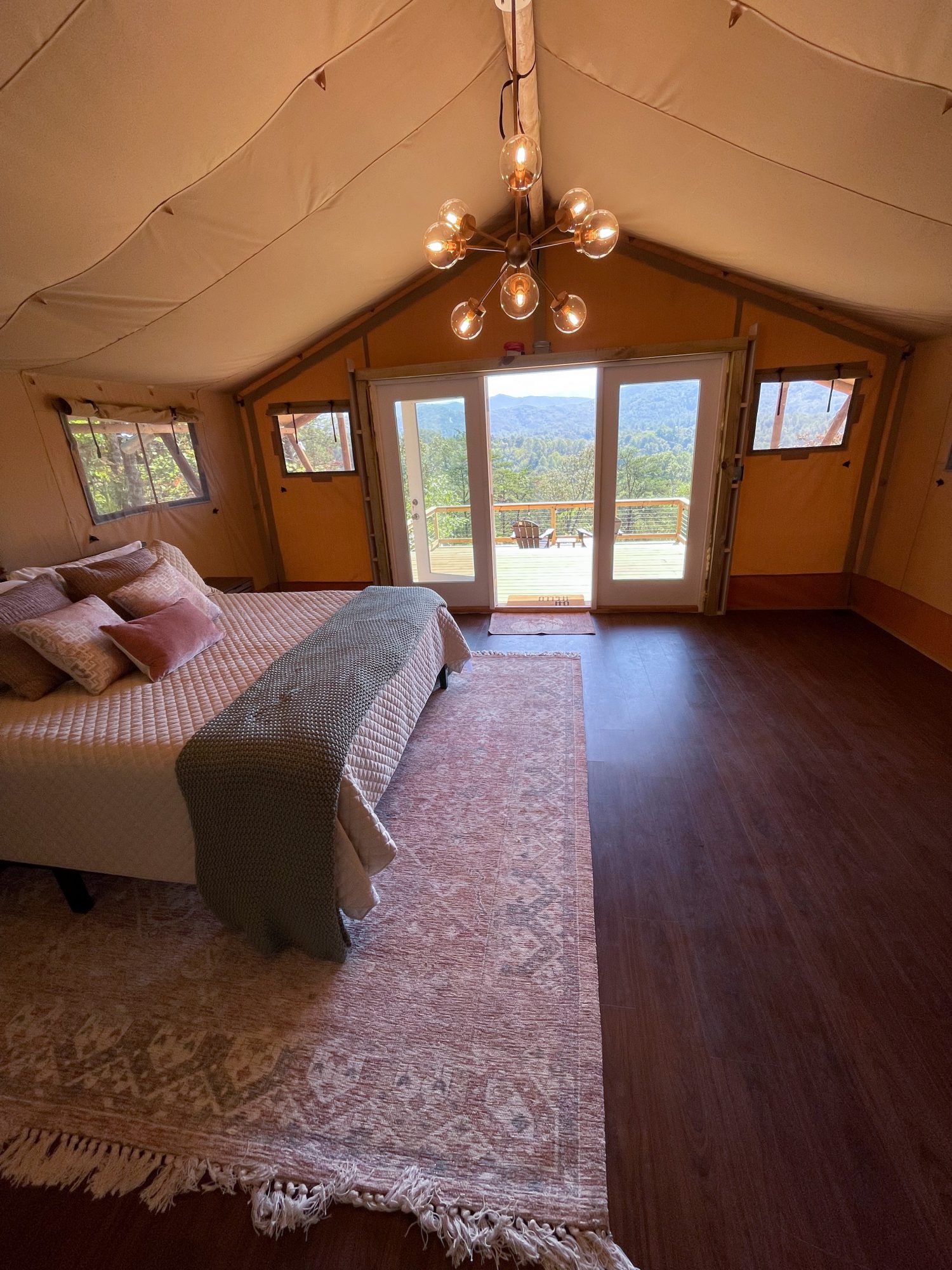 From cabins to elevated tents, Thunderhead Ridge Cabin Rentals offers a unique variety of ways to stay comfortably in the Smoky Mountains! Each of our properties is equipped with amenities to make your stay a memorable one.