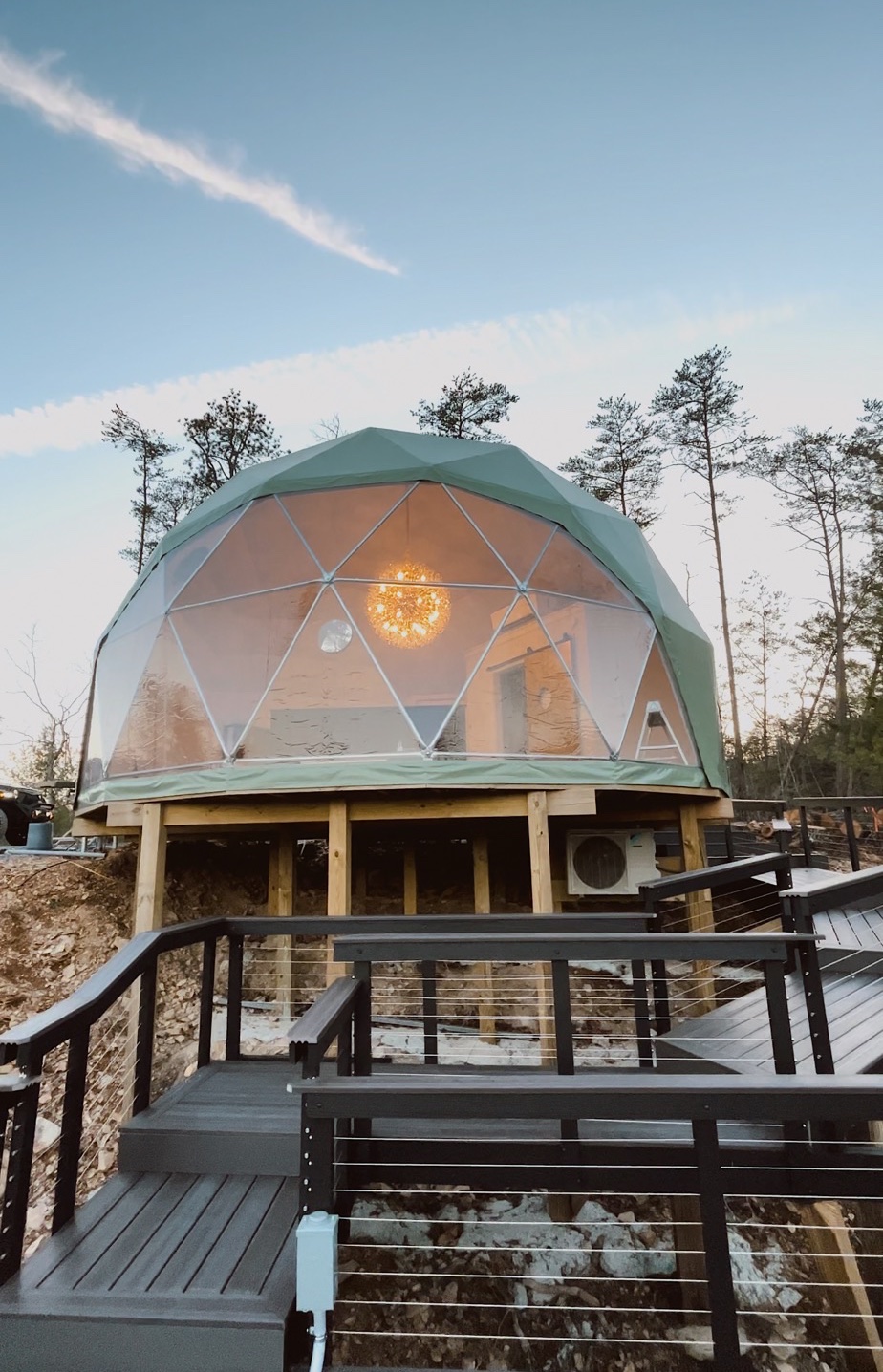 boujee bear glamping dome