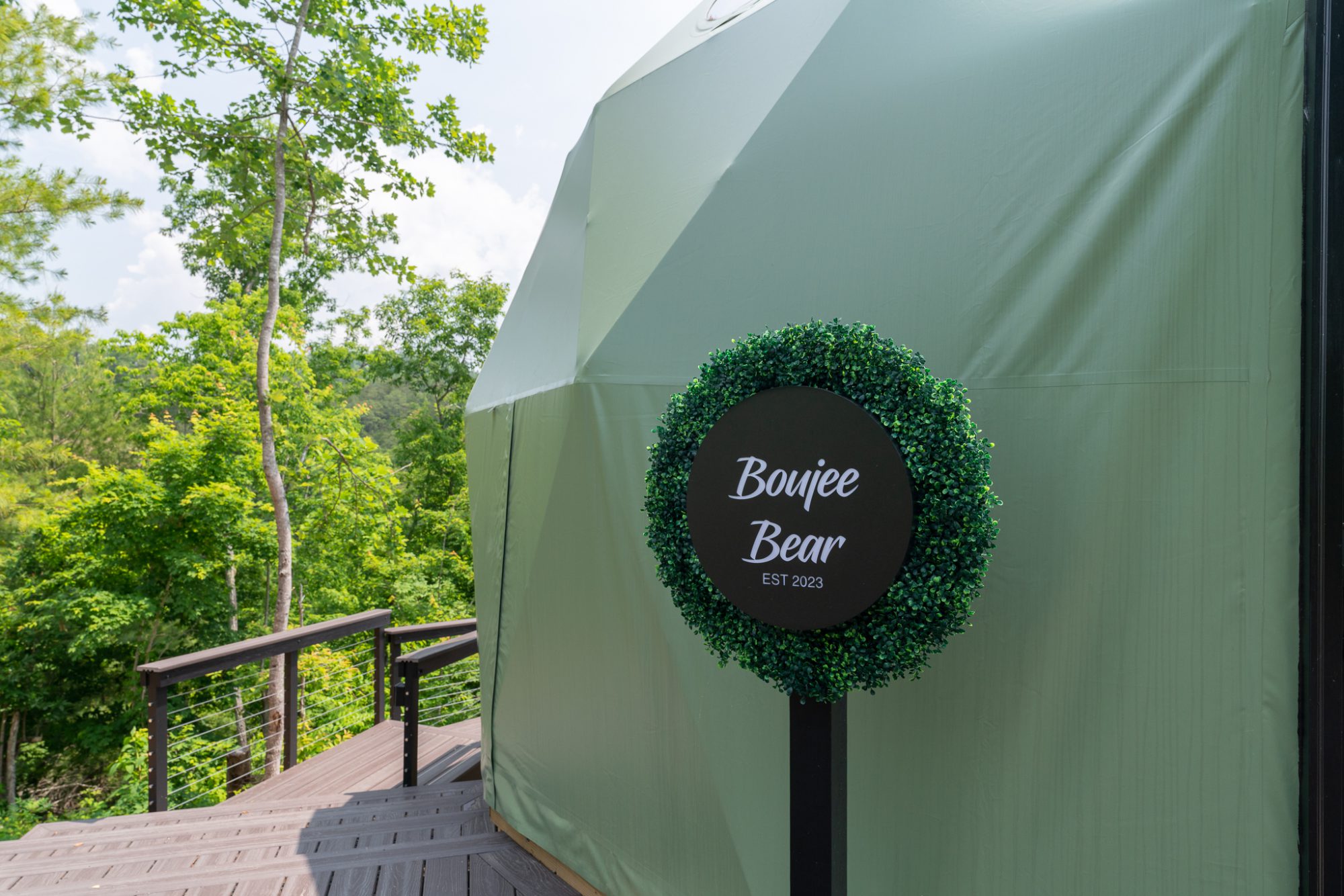 boujee bear sign