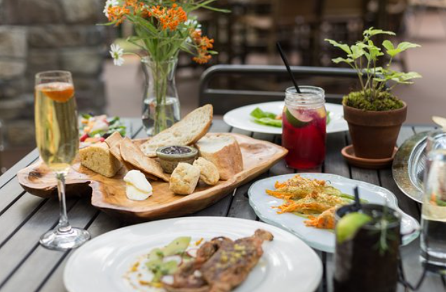 food at restaurant 