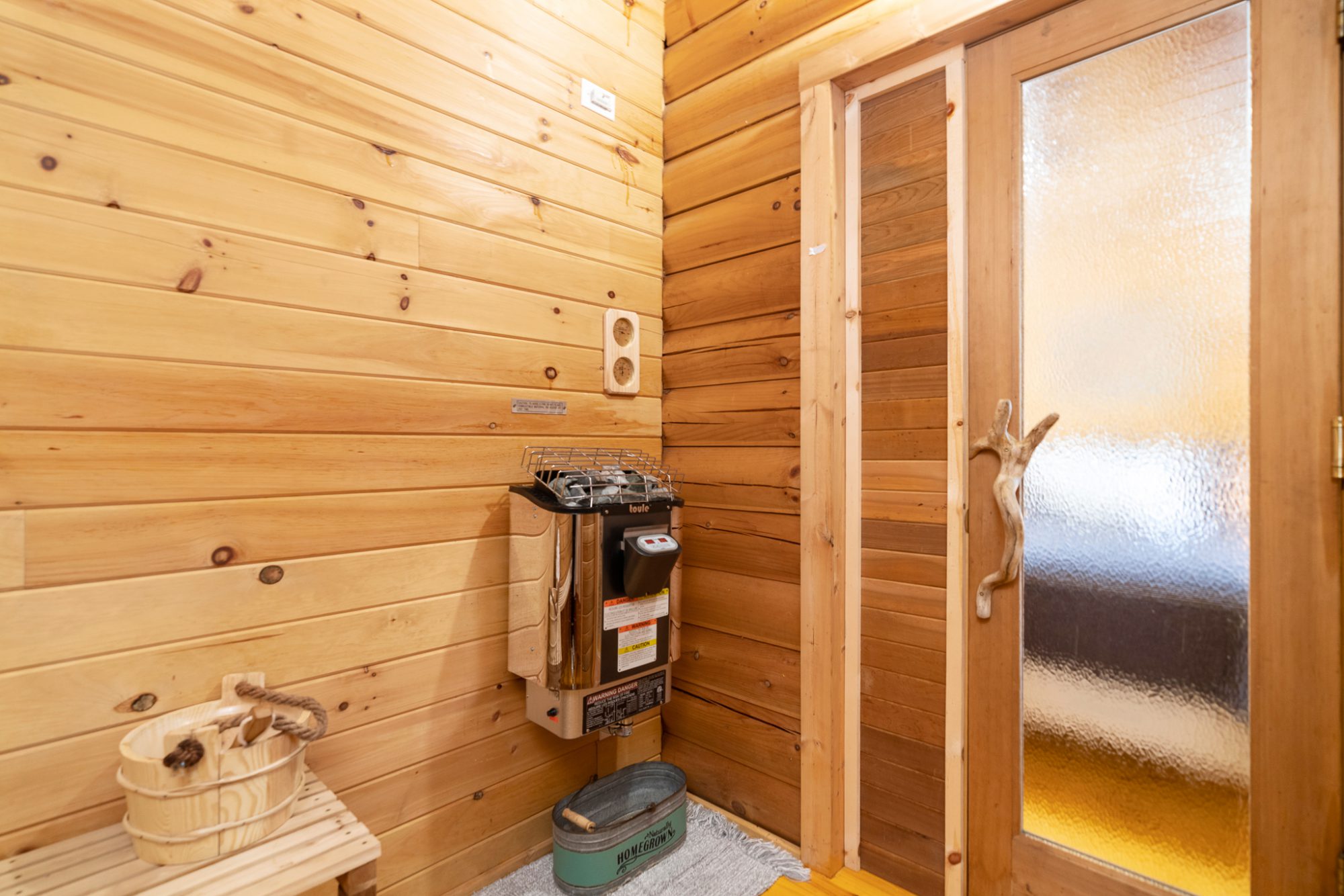inside sauna