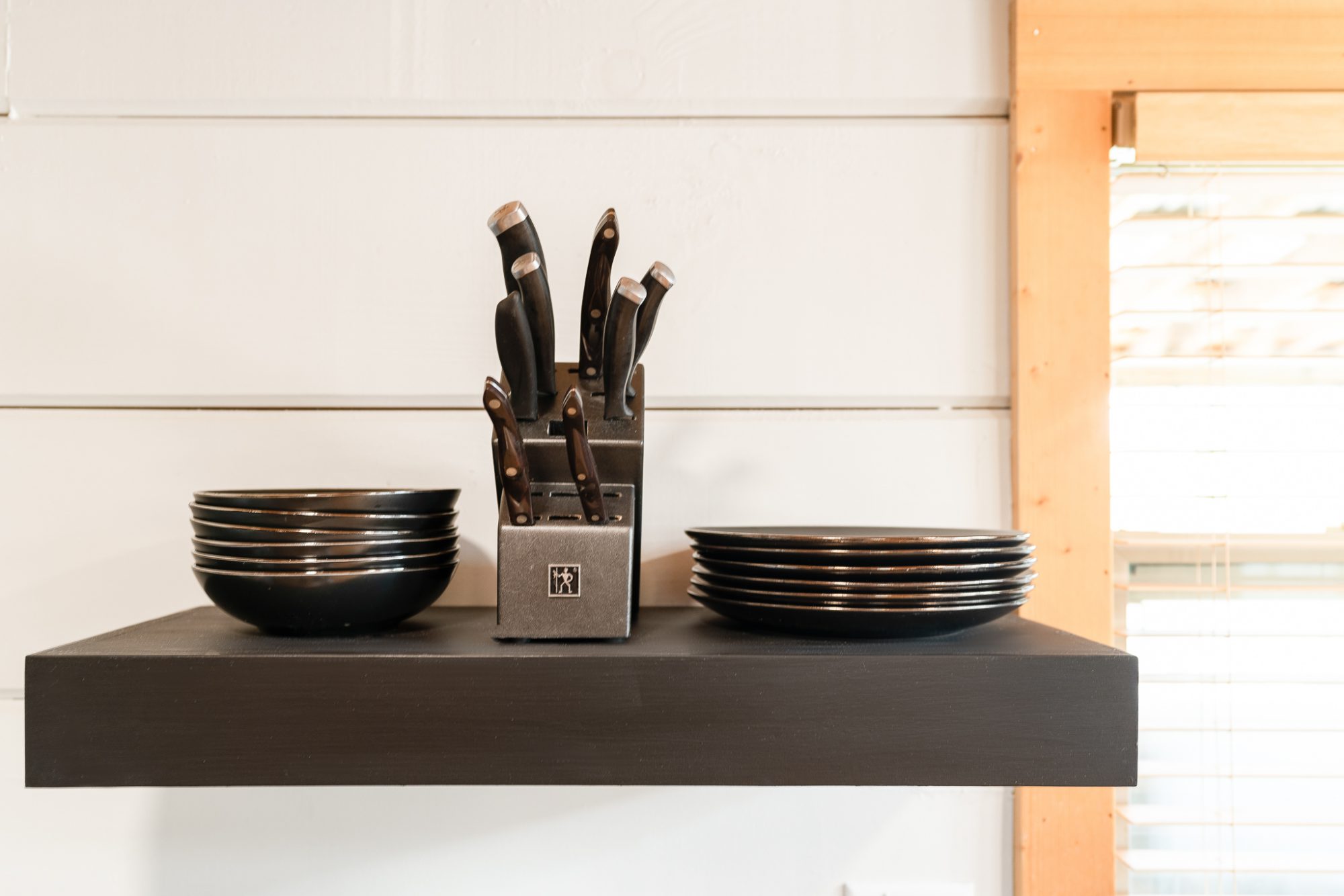 knives and plates